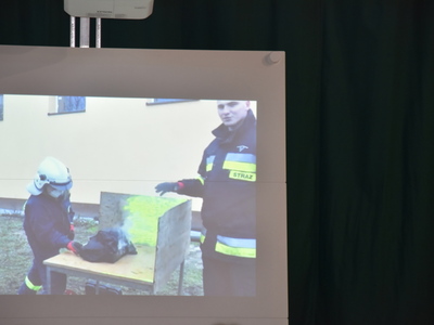 Spotkanie ,,Razem bezpieczniej" w PSP w Liśniku Dużym