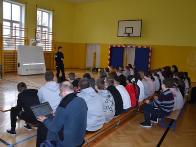 Spotkanie ,,Razem bezpieczniej" w ZS w Księżomierzy