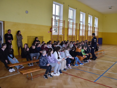 Spotkanie ,,Razem bezpieczniej" w ZS w Księżomierzy