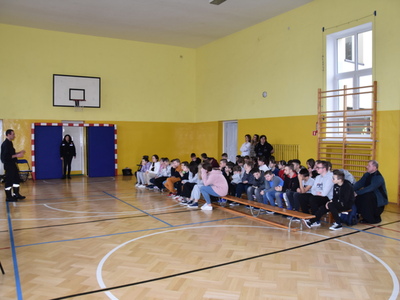 Spotkanie ,,Razem bezpieczniej" w ZS w Księżomierzy