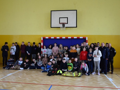 Spotkanie ,,Razem bezpieczniej" w ZS w Księżomierzy