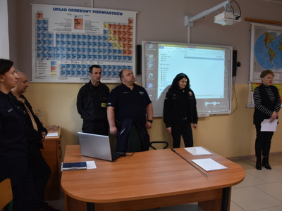 Spotkanie ,,Razem bezpieczniej" w PSP w Mniszku