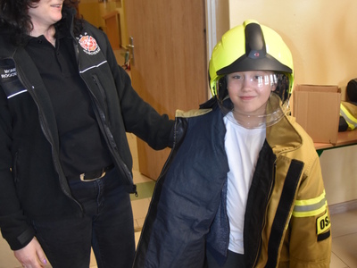 Spotkanie ,,Razem bezpieczniej" w PSP w Mniszku