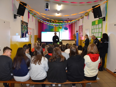 Spotkanie ,,Razem bezpieczniej" w PSP w Szczecynie