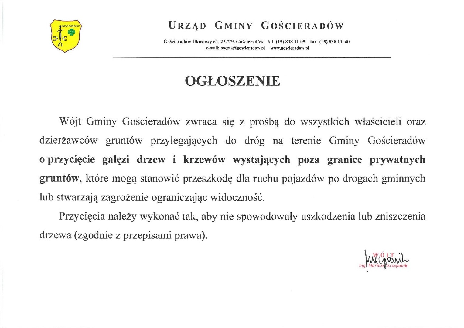 Zdjęcie ogłoszenia