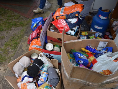 Zbiórka karmy dla przytuliska zorganizowana przez MRG Gościeradów