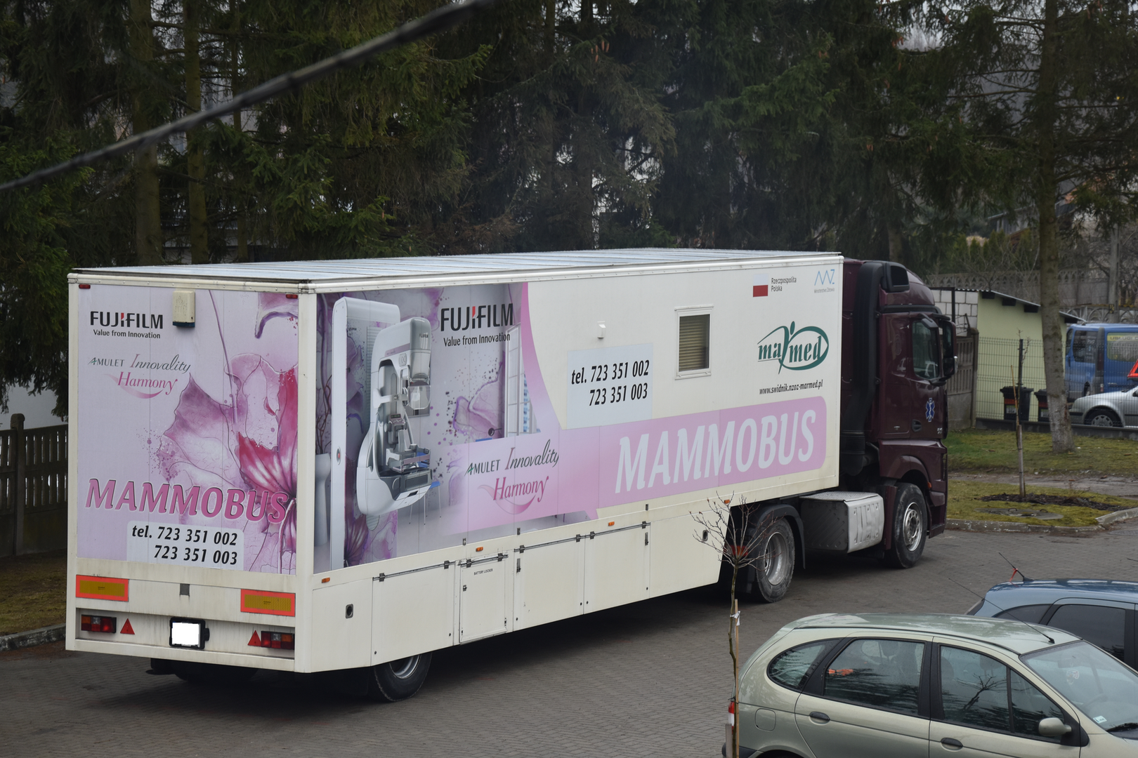 Zdjęcie z badań mammograficznych w Gościeradowie