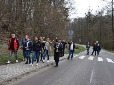 Zdjęcie z wyjazdu radnych i sołtysów z gminy Gościeradów do Kazimierza Dolnego