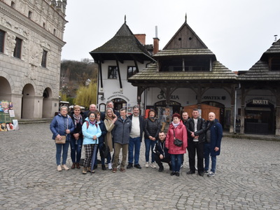 Zdjęcie z wyjazdu radnych i sołtysów z gminy Gościeradów do Kazimierza Dolnego