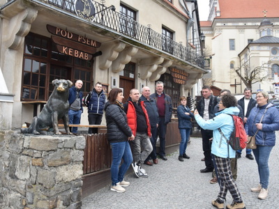 Zdjęcie z wyjazdu radnych i sołtysów z gminy Gościeradów do Kazimierza Dolnego