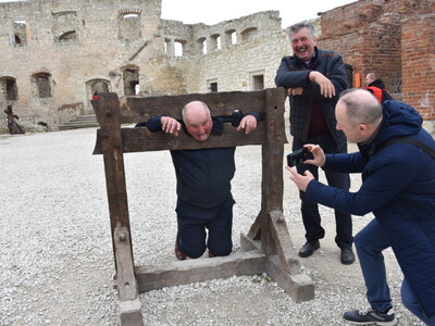 Zdjęcie z wyjazdu radnych i sołtysów z gminy Gościeradów do Kazimierza Dolnego