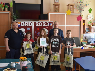 Zdjęcie z Turnieju Bezpieczeństwa w Ruchu Drogowym w Gościeradowie