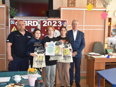 Zdjęcie z Turnieju Bezpieczeństwa w Ruchu Drogowym w Gościeradowie