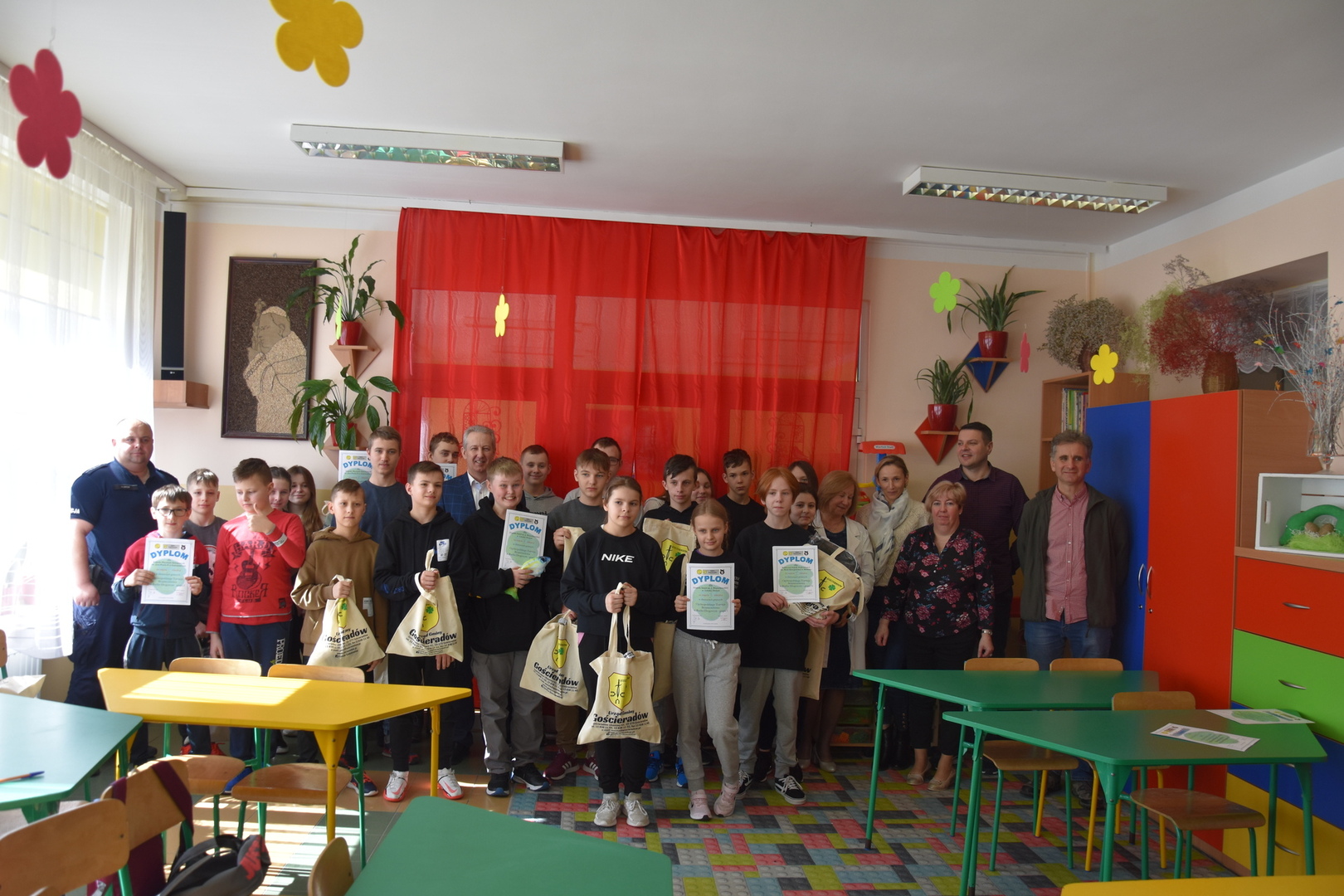 Zdjęcie z Turnieju Bezpieczeństwa w Ruchu Drogowym w Gościeradowie