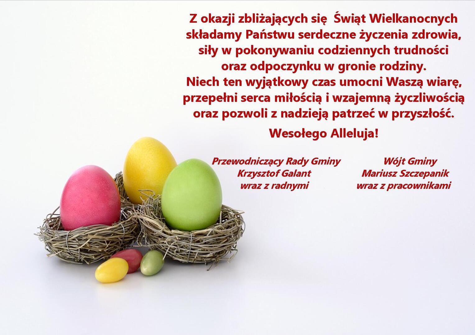 Zdjęcie z pisankami