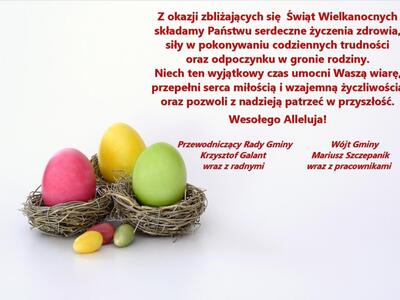 Zdjęcie z pisankami