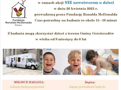 Zdjęcie plakatu z dziećmi