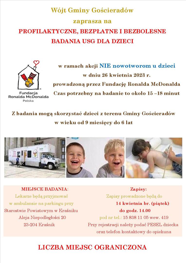 Zdjęcie plakatu z dziećmi