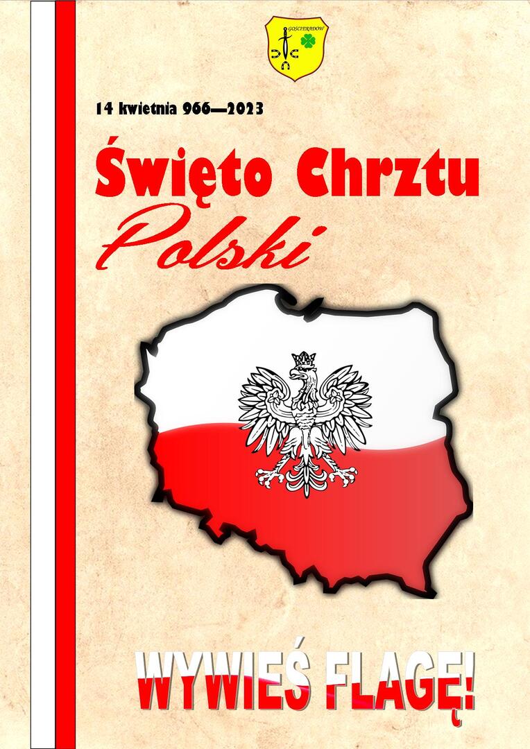 Zdjęcie z flagą i godłem Polski