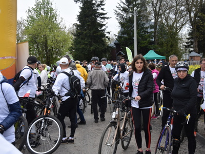 Zdjęcie z II Rajdu Rowerowego ,,Z Konstytucją na Rowerze"