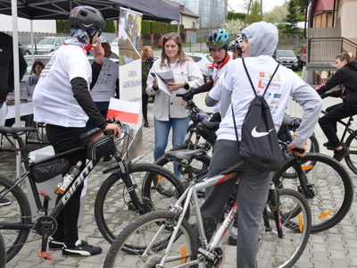 Zdjęcie z II Rajdu Rowerowego ,,Z Konstytucją na Rowerze"