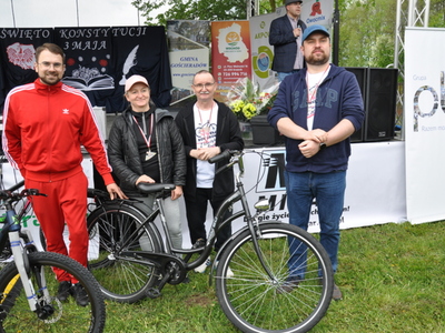 Zdjęcie z II Rajdu Rowerowego ,,Z Konstytucją na Rowerze"