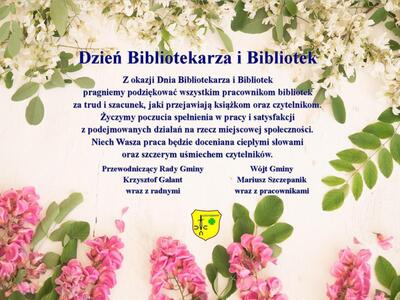 Zdjęcie bzu z życzeniami