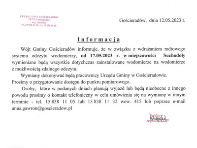 Zdjęcie informacji