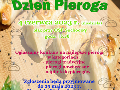 Zdjęcie plakatu z pierogami