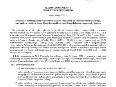 Obraz przedstawiający 1 stronę rozporządzenia