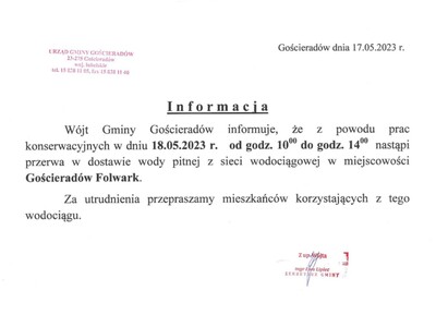 Zdjęcie informacji