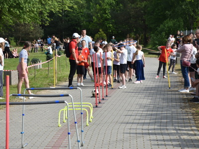 Zdjęcie z festynu ,,Wiosna na sportowo"