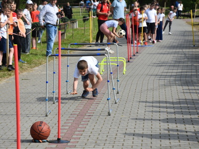 Zdjęcie z festynu ,,Wiosna na sportowo"