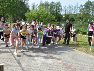 Zdjęcie z festynu ,,Wiosna na sportowo"