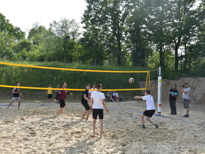 Zdjęcie z festynu ,,Wiosna na sportowo"