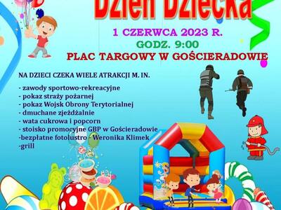 Zdjęcie plakatu z bawiącymi się dziećmi