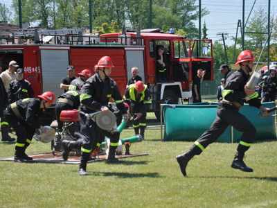 Zdjęcie z Gminnych zawodów sportowo - pożarniczych w Gościeradowie