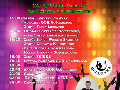 Zdjęcie plakatu dot. Dni Gościeradowa