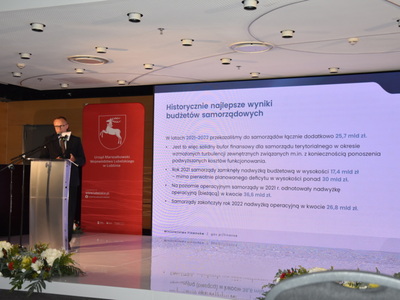 Zdjęcie z Gali wręczenia certyfikatów projektu ,,Standardy Obsługi Inwestora w Województwie Lubelskim"