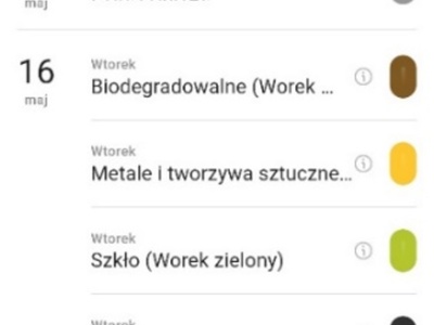 Zdjęcie dot. aplikacji ,,Moje Odpady"