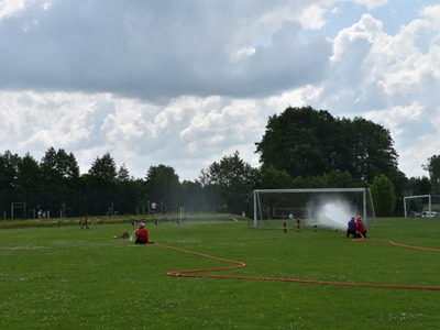 Zdjęcie z powiatowych zawodów sportowo - pożarniczych
