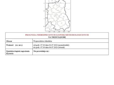 Grafika przedstawiająca treść ogłoszenia strona 3