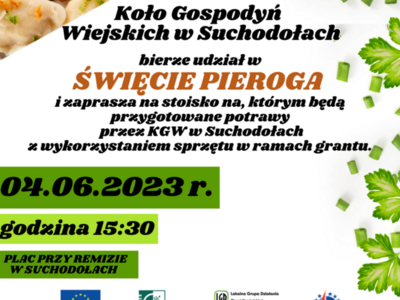 Plakat promujący Święto Pieroga