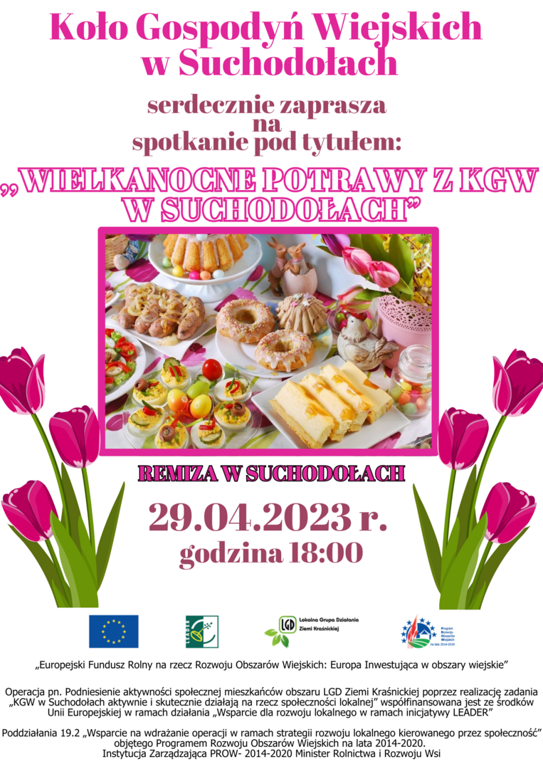 Plakat promujący spotkanie