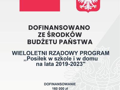 Zdjęcie plakatu dot. dofinansowania