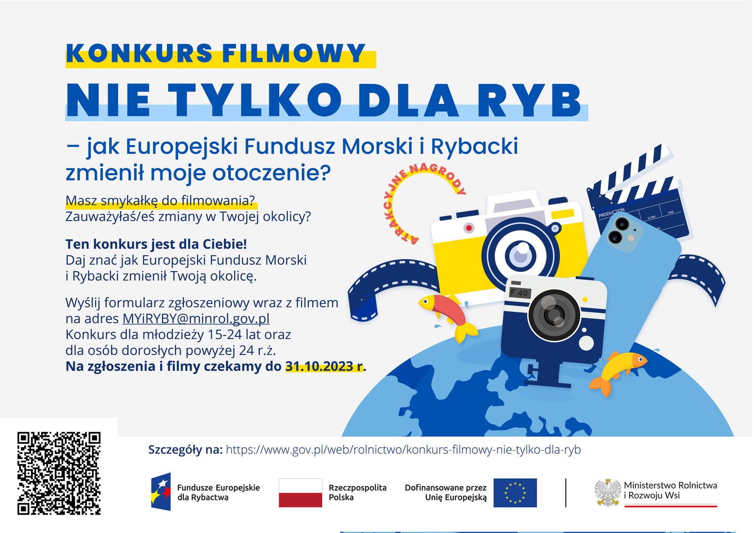 Zdjęcie plakatu dot. konkursu filmowego