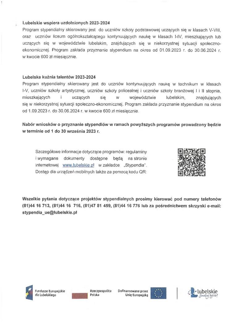 Zdjęcie informacji