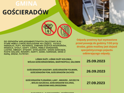 Zdjęcie plakatu z odpadami