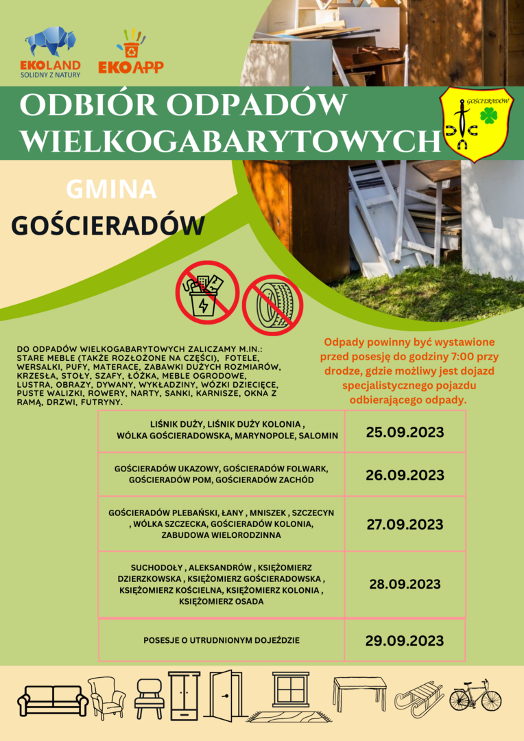 Zdjęcie plakatu z odpadami
