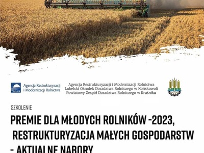 Plakat promujący szkolenie